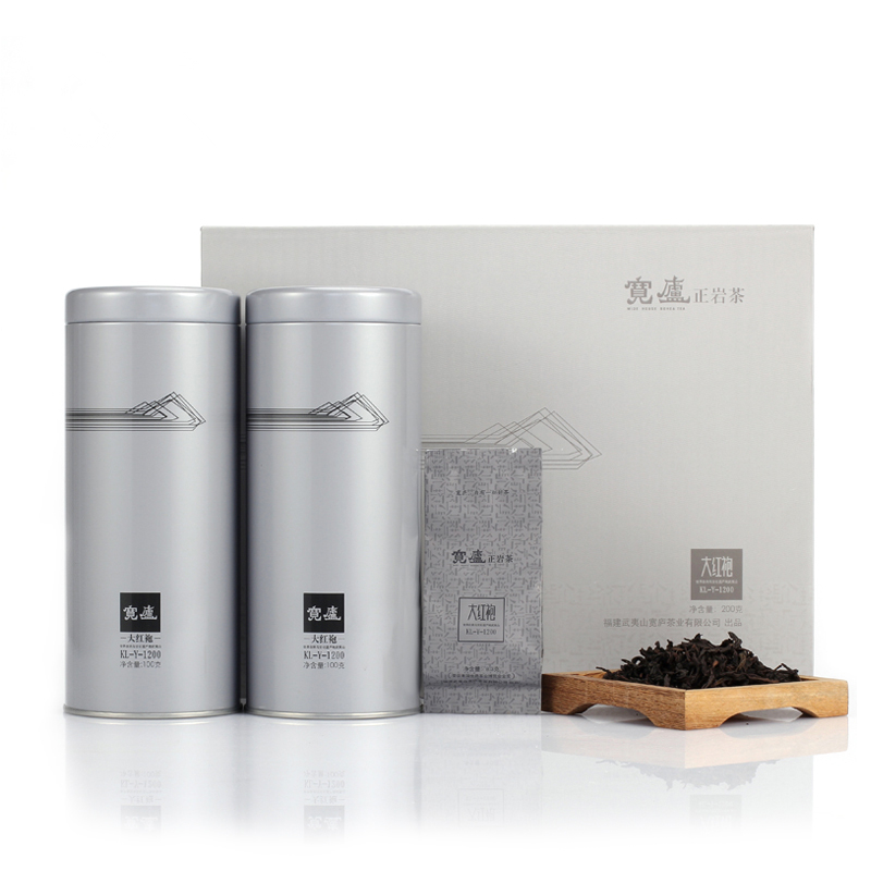 寛廬宽庐 大红袍kl-y-1200 岩茶 乌龙茶礼盒 茶叶