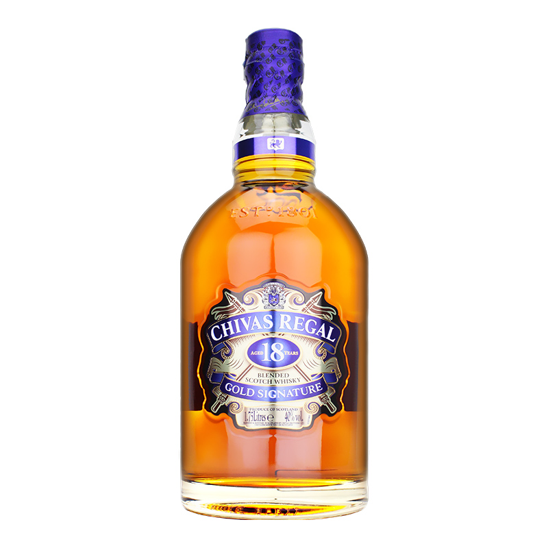 芝华士（Chivas Regal）18年1750ml （2012产老酒）调配型苏格兰威士忌 进口洋酒 1.75升