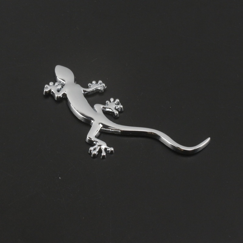 维诺亚汽车个性金属小壁虎车贴3d壁虎贴车身贴车标尾标叶子板标侧标志