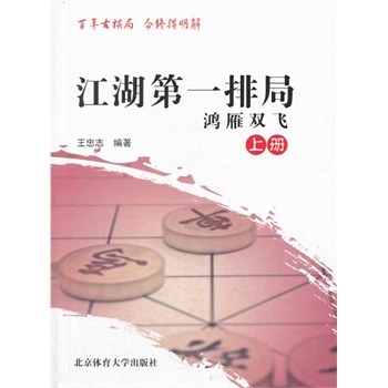 正版现货 江湖排局上册 王忠志著 9787564414641 北京体育大学出版社