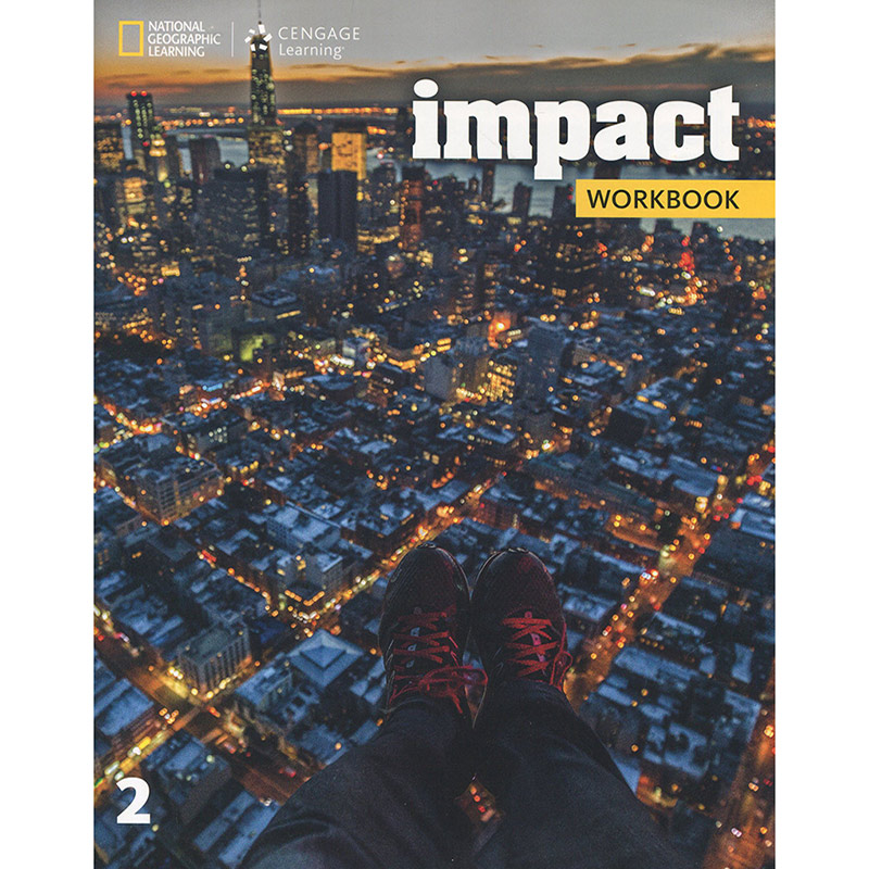 进口 美国国家地理中学英语教材 american impact level 2 练习册