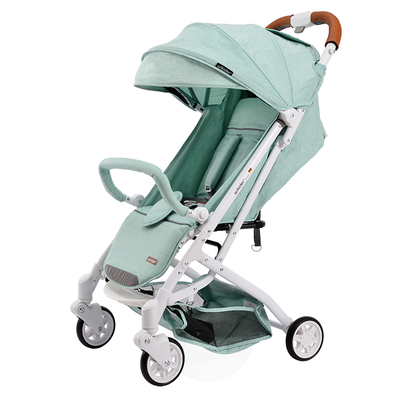 威可迪（Wikider） 婴儿推车可坐可躺轻便折叠伞车可上飞机0-3岁高景观婴儿车宝宝车 浅青色