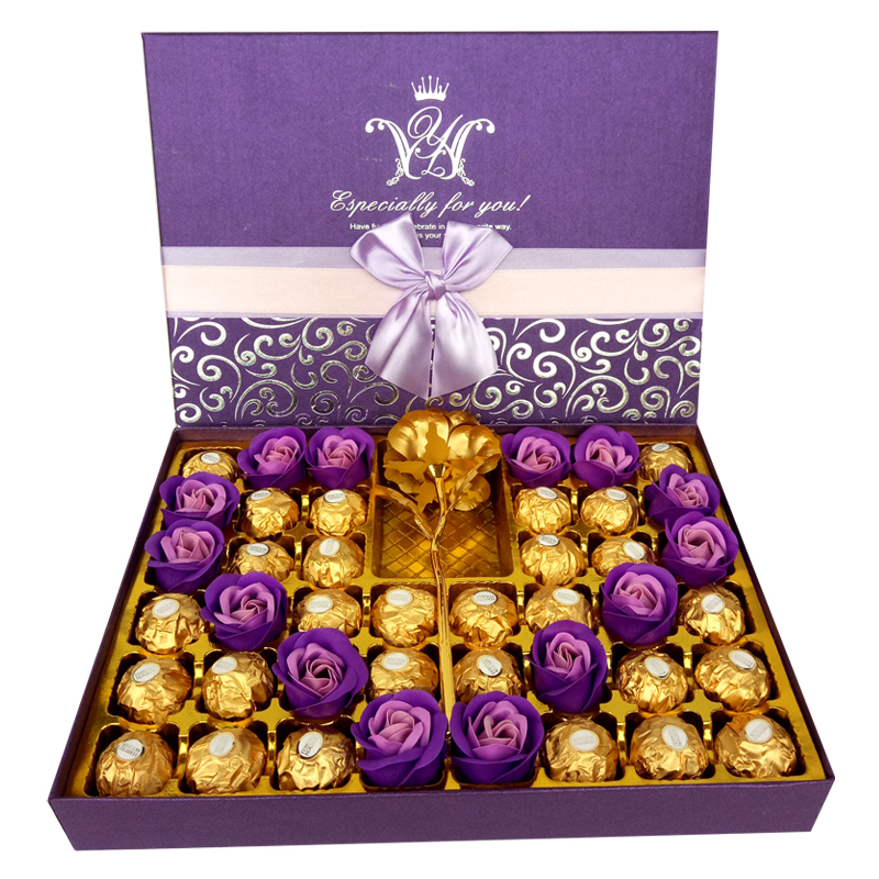 费列罗巧克力心形礼盒装生日送女朋友老婆妈妈人新年情人节礼物网红