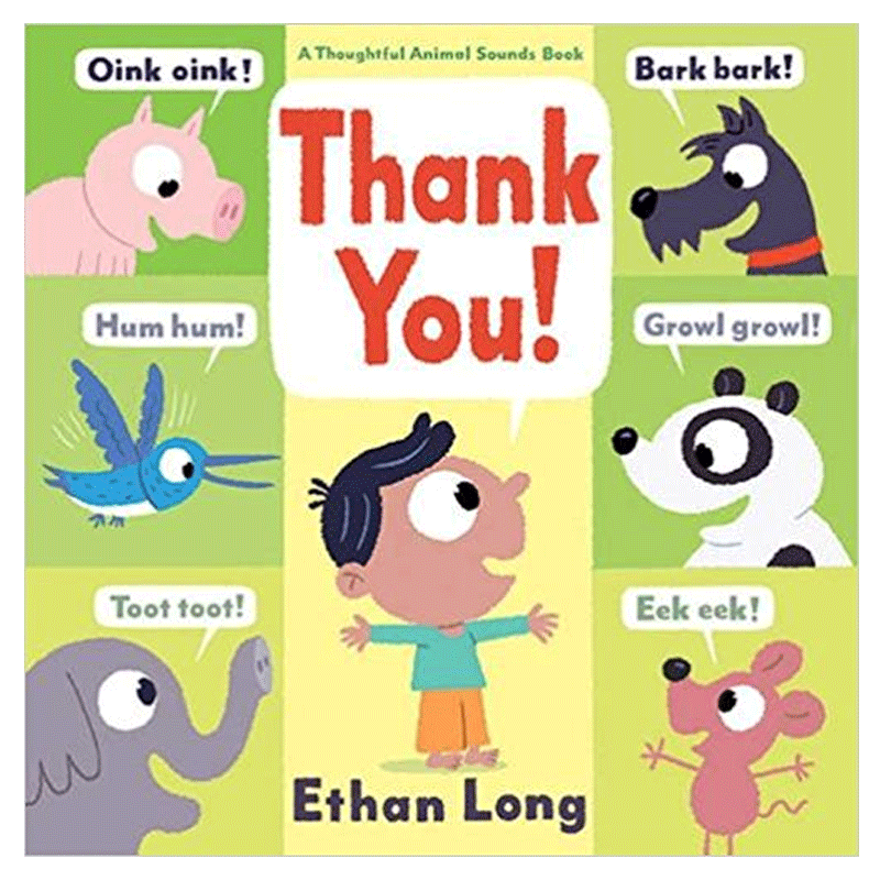 【现货】thank you!谢谢你!英文儿童绘本 育儿读物善本图书