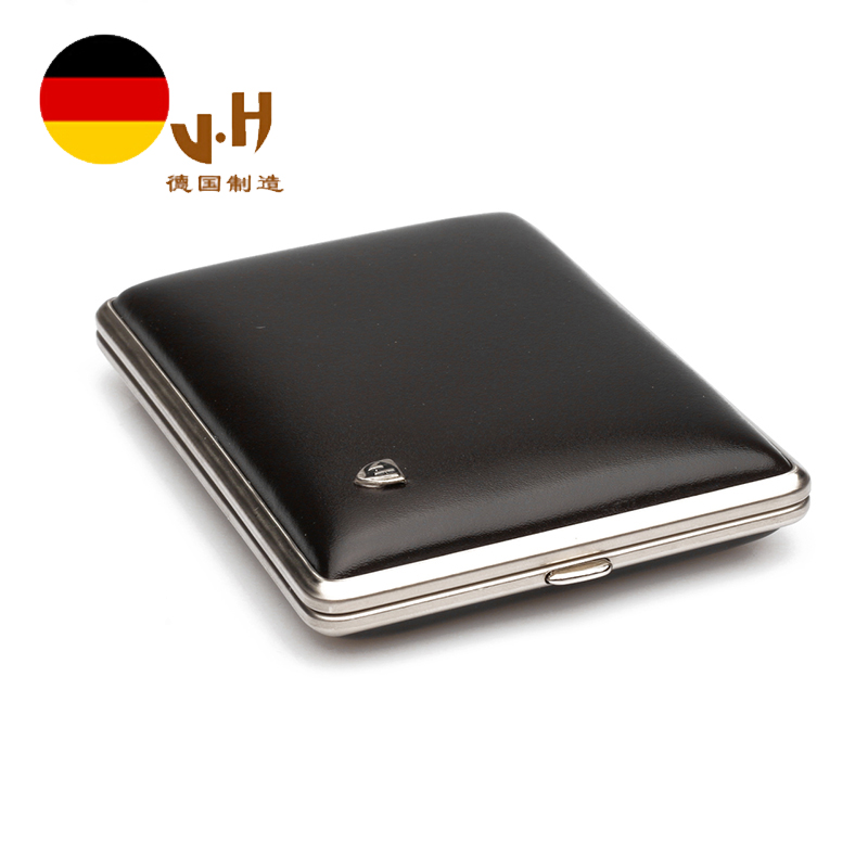 唯豪（VH）德国原装进口不锈钢烟盒翻盖创意生日礼品 810NL09