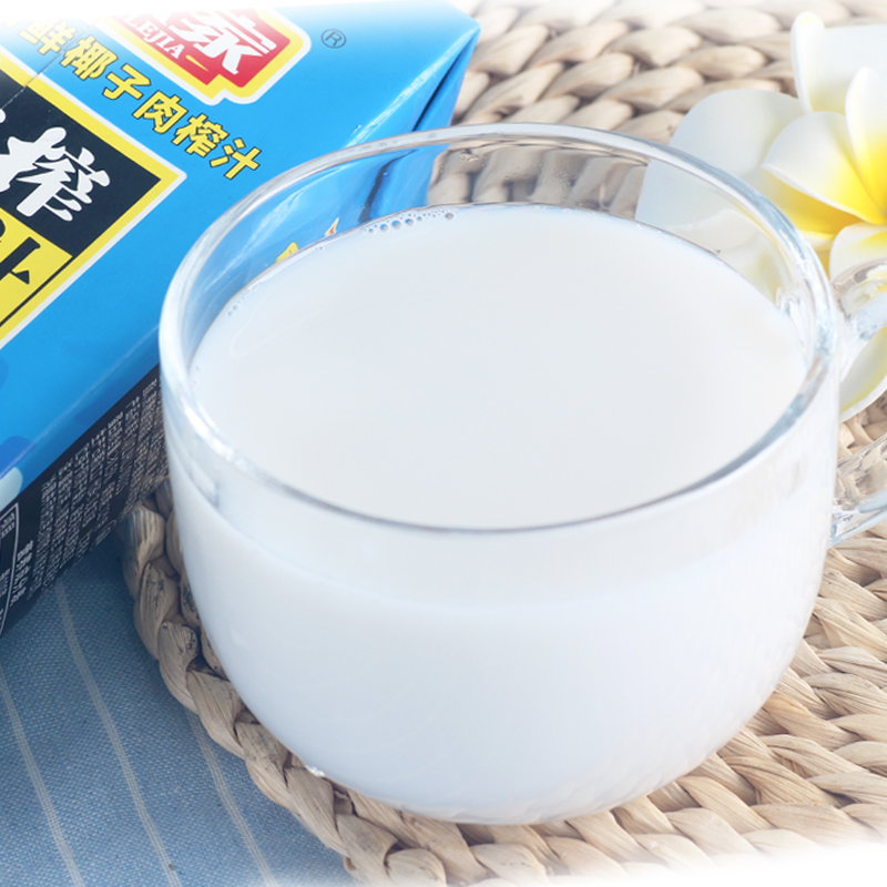 欢乐家饮料生榨椰汁大瓶整箱椰奶汁果肉型植物蛋白饮品酒席婚宴1l2