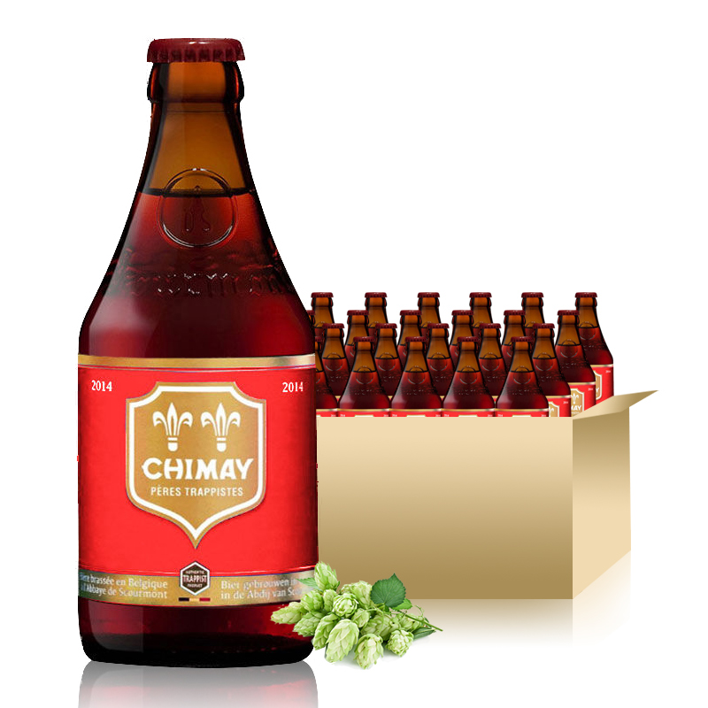 chimay/智美 比利时精酿智美红帽啤酒瓶装 330ml*24瓶