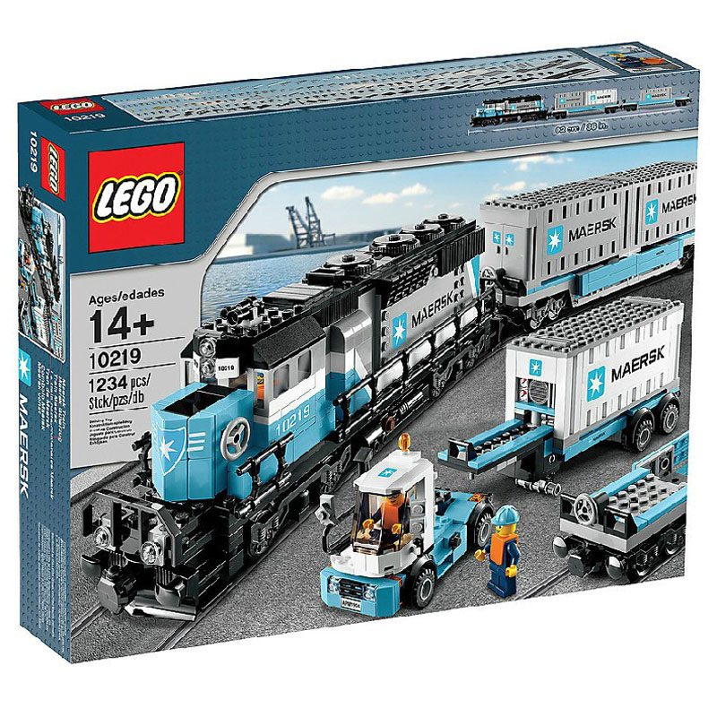 乐高 lego 10219 马士基火车