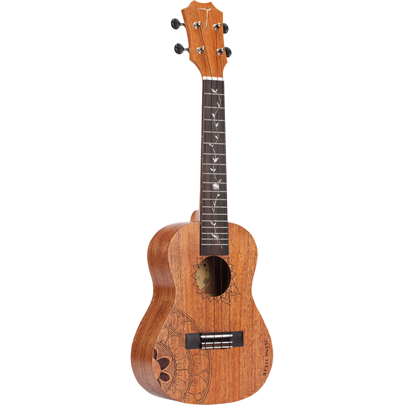 Tom尤克里里成人兒童初學者23寸桃花心木單板JYY-C1江一燕聯(lián)名定制款