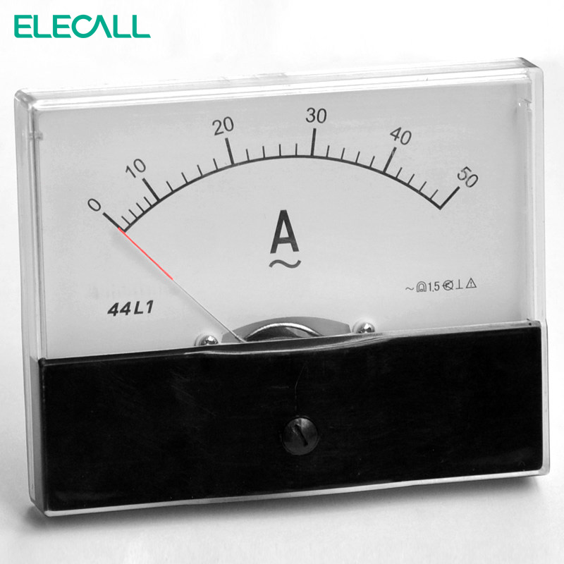伊莱科(elecall) 安培表 44l1-a 机械表头 10ma~50a 需定制 44l1电流