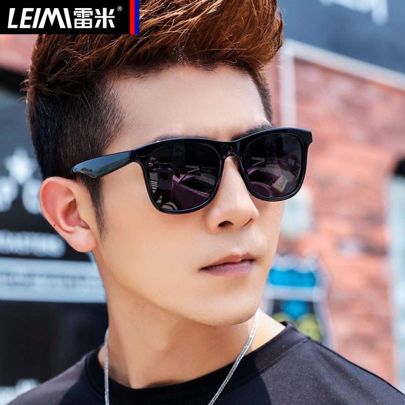 雷米太阳镜男偏光镜司机镜复古墨镜男士开车女太阳眼镜驾驶镜 8020