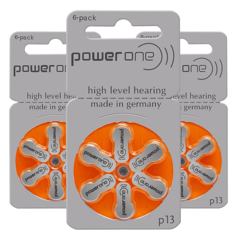 峰力瑞声达 助听器原装电池powerone p10/p13/p312/p675 p13(五版 30