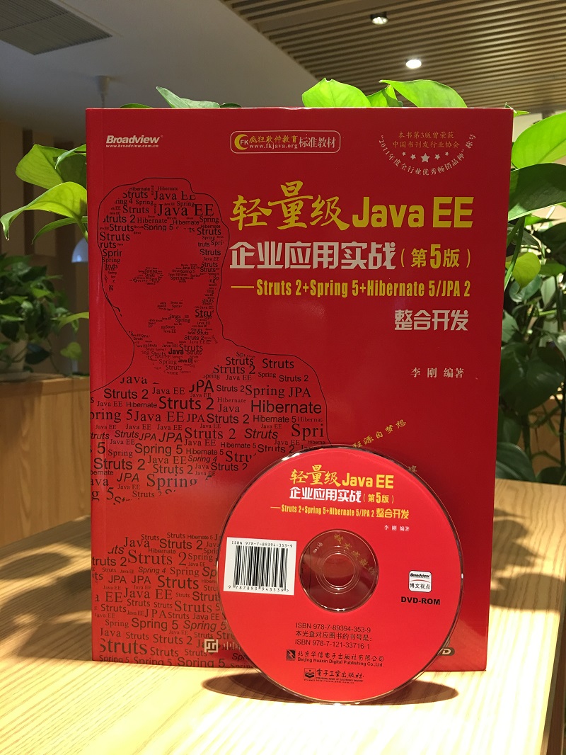 轻量级Java EE企业应用实战（第5版）――Struts 2+Spring 5+Hiberna(博文视点出品)