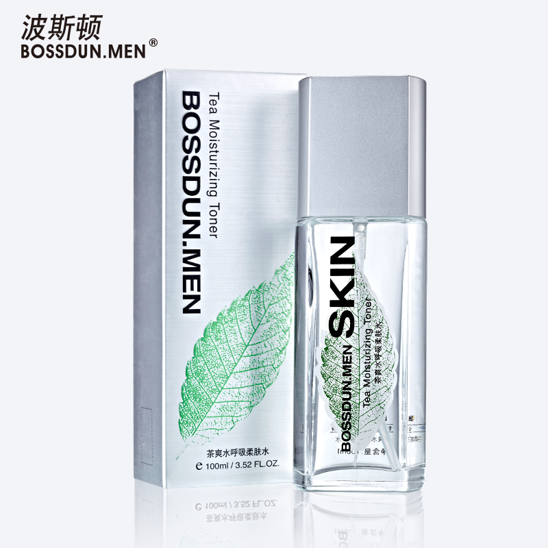 波斯顿男士爽肤水补水保湿清爽不油腻收缩毛孔须后水男生护肤品 茶爽柔肤水100ml