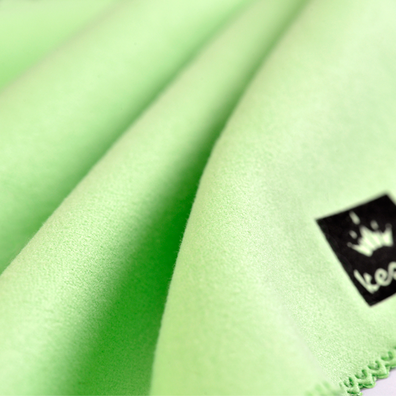 卡马原装吉他民谣尤克里里卡玛乐器通用擦琴布清洁布草绿色细纤维