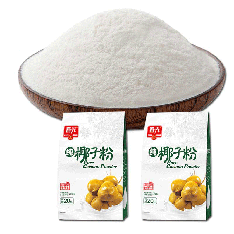 春光纯椰子粉280gx2袋装海南春光纯椰汁粉椰粉速溶纯椰子粉