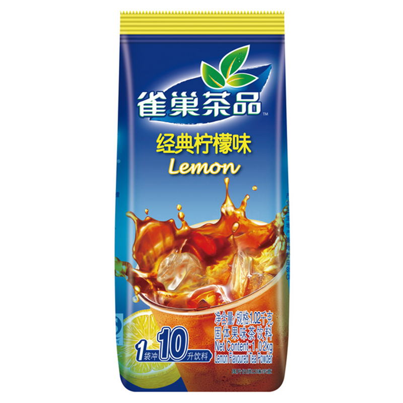 雀巢（Nestle）果维柠檬红茶1.02kg/袋 速溶固体果味茶粉饮料
