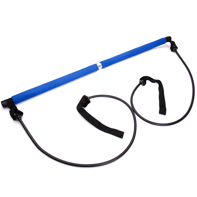 华敏 普拉提棒家用多功能可拆卸拉力器瑜伽健身器材女性弹力带弹力绳