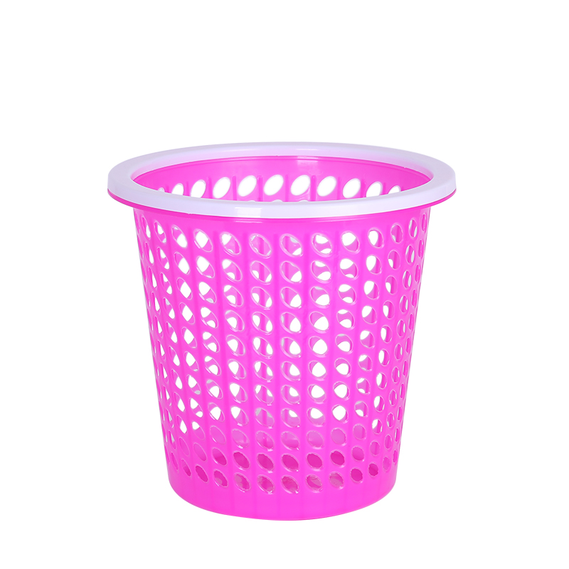 盛屏 网状废纸篓塑料垃圾桶办公室小垃圾桶厨房卫生间客厅宾馆圆形