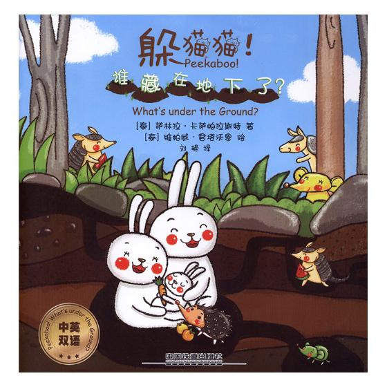 躲猫猫!谁藏在地下了?:中英双语 童书 书籍 分类 绘本