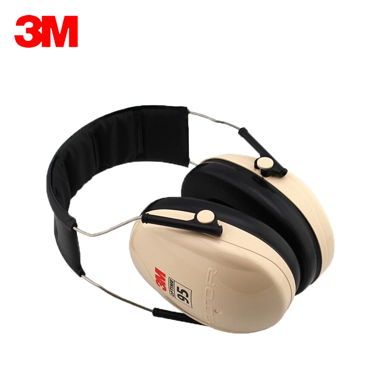 3M隔音耳罩H6A噪音耳罩头带式耳罩轻薄型 27db可搭配降噪耳塞 1副装