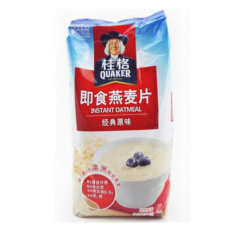 桂格(quaker) 桂格 即食燕麦片 经典原味 700g 纯燕麦片 粗粮谷物 冲