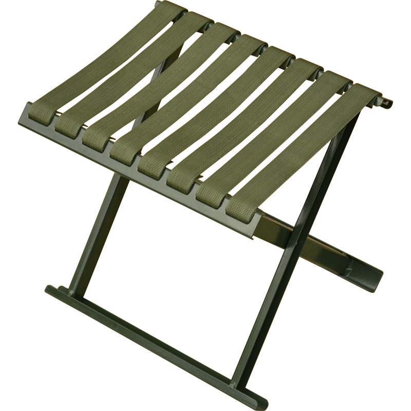 华恺之星 凳子椅子休闲户外马扎折叠便携式矮凳子小马扎凳 军绿色
