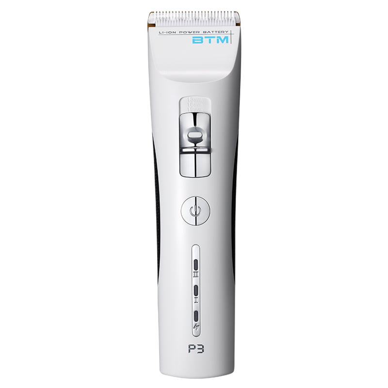 比特美 P3理发器电推剪专业发廊店家专用电动剃头美发电推子 BTM-P3白色+2刀头