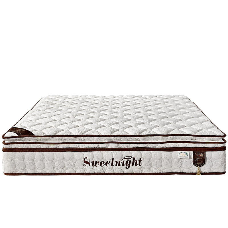 Sweetnight 乳胶床垫五星级酒店床垫超软 记忆棉定做定做床垫 分区静音弹簧床垫 3cm乳胶+3cm记忆棉+9区静音弹簧 1.8米*2米
