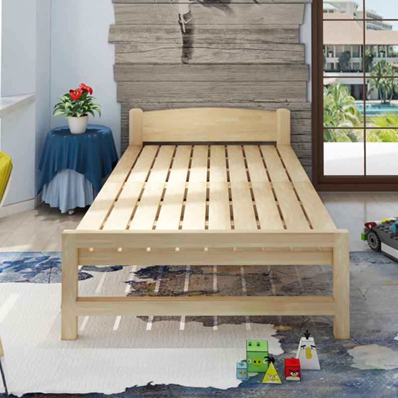 酷林（KULIN）折叠床 单人床午睡床双人床实木板床简易床午休床1.2米宽