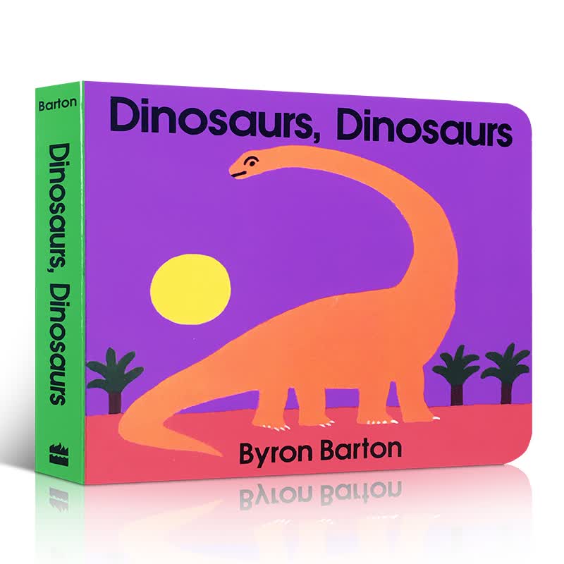 英文原版Dinosaurs, Dinosaurs 恐龙 纸板书廖彩杏书单亲子幽默故事