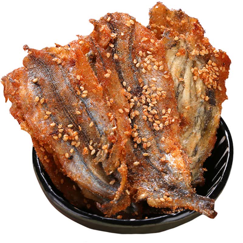 即食烧烤马步鱼干小鱼干海味零食熟食休闲小吃海鲜海鲜干货烤鱼片 200