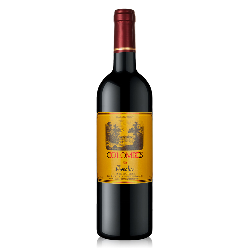 法国原瓶进口 哥仑布古堡 干红葡萄酒 骑士 750ml 单瓶（新老包装随机发货）