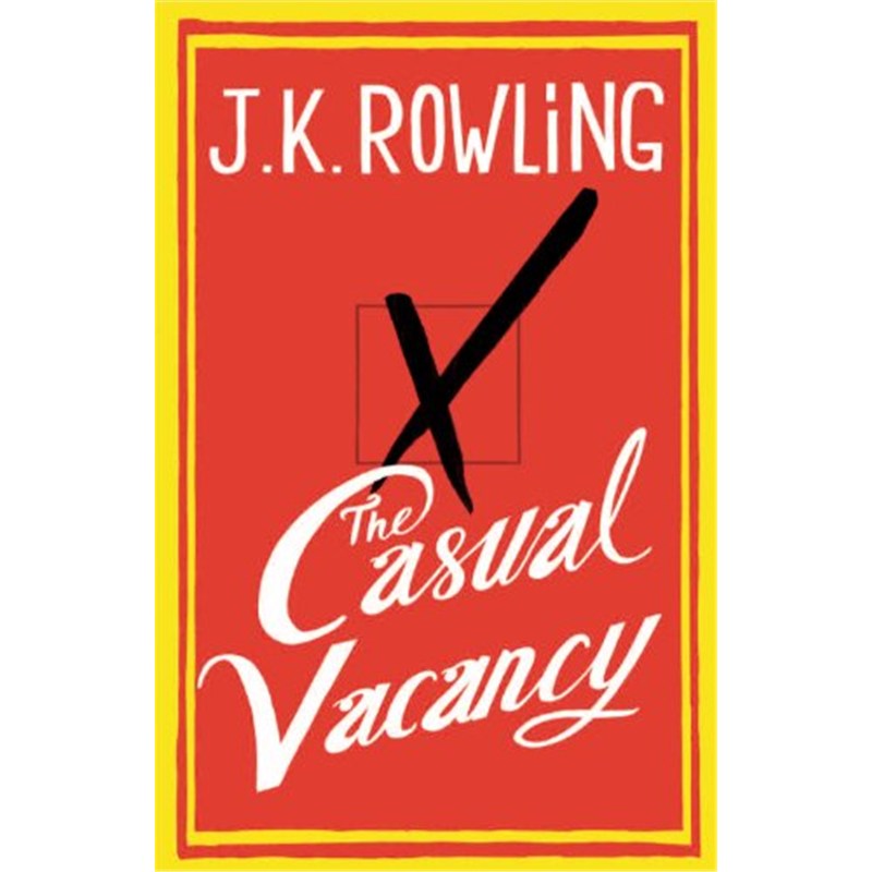 the casual vacancy 偶发空缺 英文原版 哈利波特之母jk罗琳首部黑色