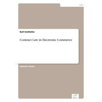 预订 Contract Law in Electronic Commerce