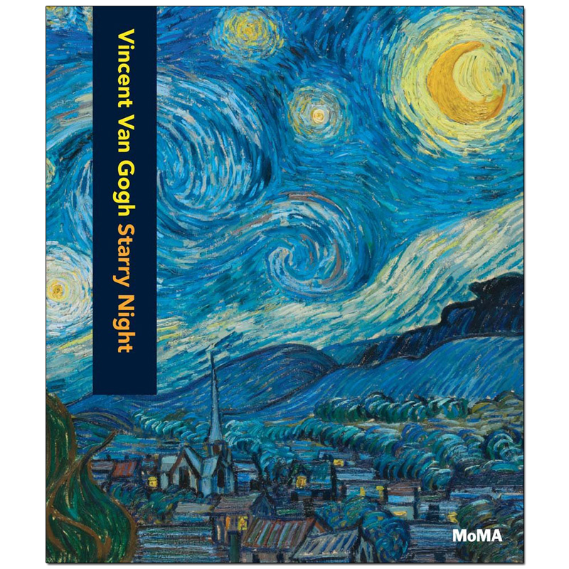 van gogh: starry night梵高-星夜英文原版艺术绘画集画册作品