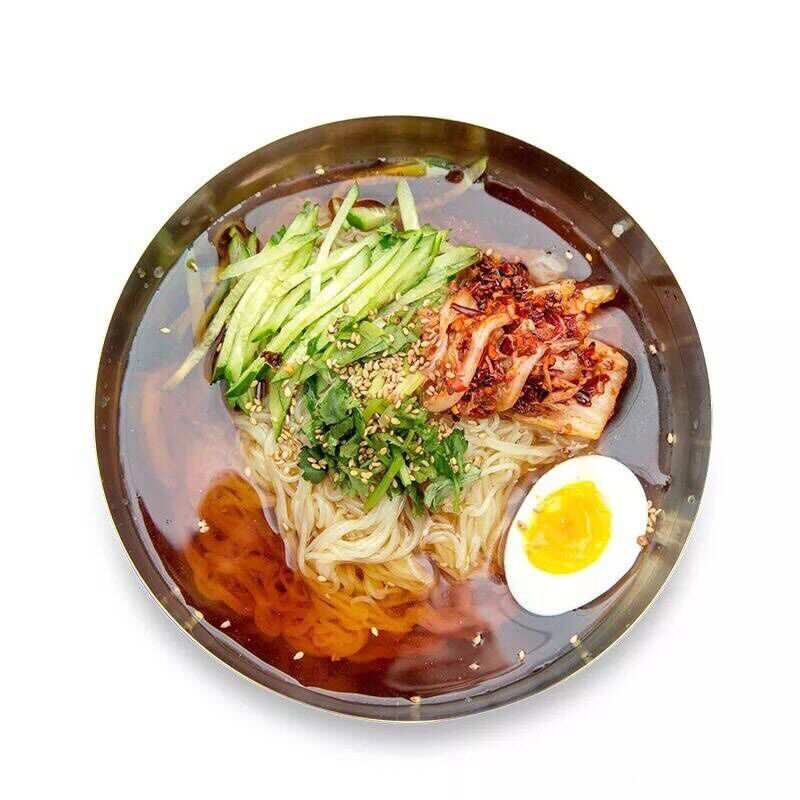 韩式不锈钢冷面碗 超大碗单层拌饭碗双层隔热碗泡面碗拉面碗汤碗 单层