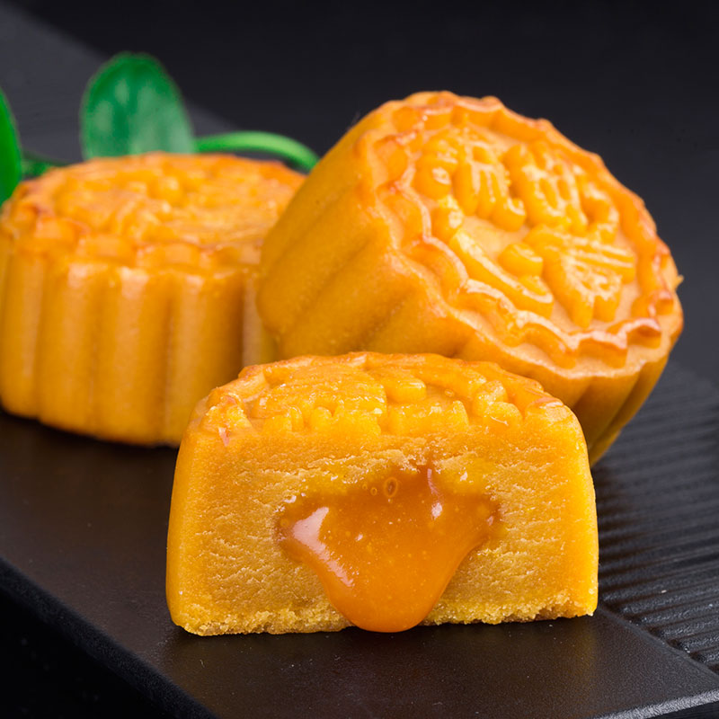 知味观流心奶黄月饼