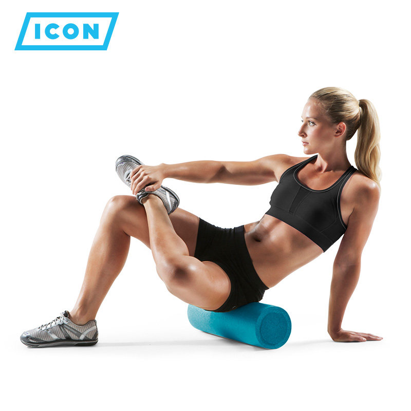 爱康（ICON） 美国爱康健身泡沫轴肌肉放松 平衡按摩棒 高密度实心瑜伽柱滚轴 PFIRL13 原装正品