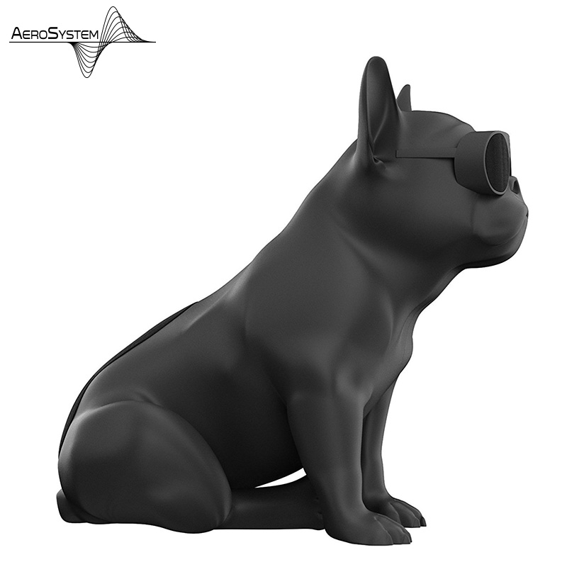 AERO SYSTEM法国官方斗牛犬无线蓝牙音响低音炮手机便携电脑桌面音箱音响(JARRE) AeroBull XS1斗牛犬音箱-黑色