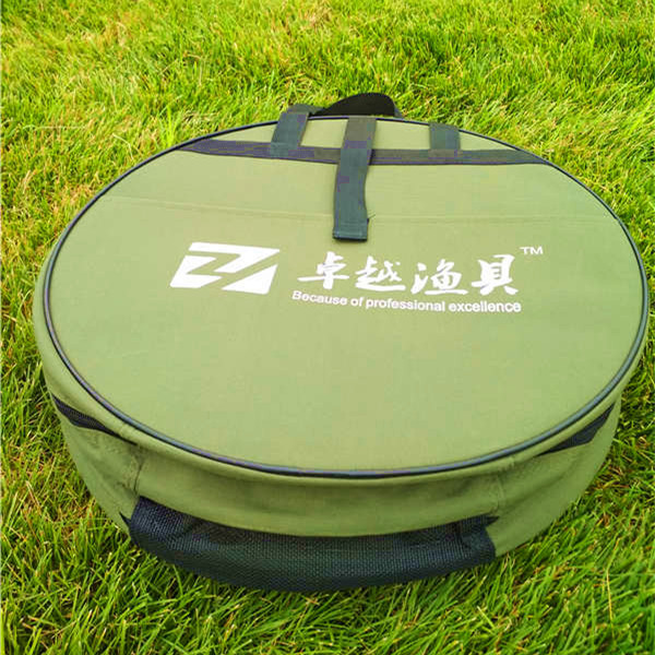创京懿选防水卓越双层装33-40-45鱼护包渔具包渔护包抄网包帆布包 绿