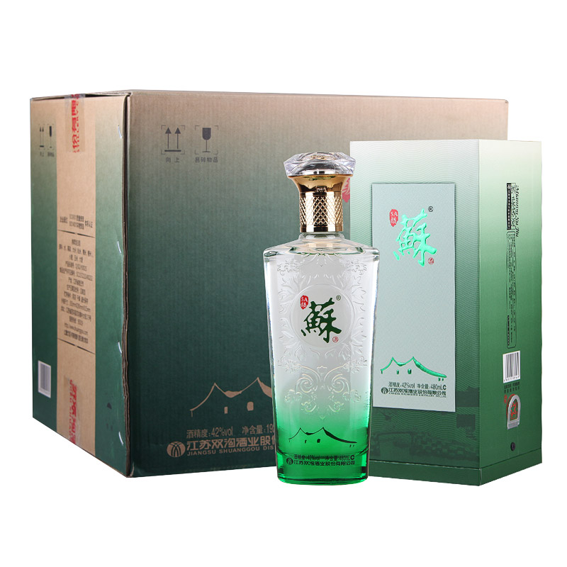 苏酒价格表和图片 42度,42苏酒价格表和图片 双沟 苏酒 白酒 42度 5a级 整箱480ml*4瓶