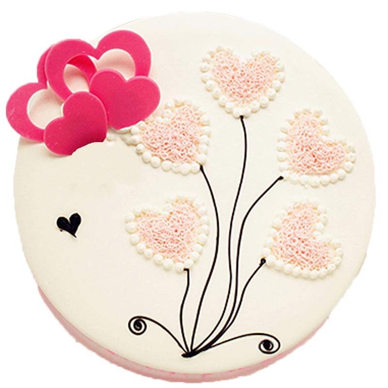 芙瑞多 生日蛋糕同城配送巧克力水果奶油蛋糕预定 爱的种子 12寸