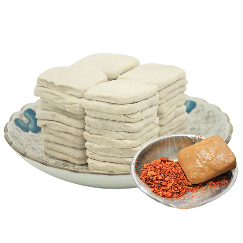 良知农哥 贵州特产大方手撕豆腐地方臭豆腐 50片小片 40g辣椒面