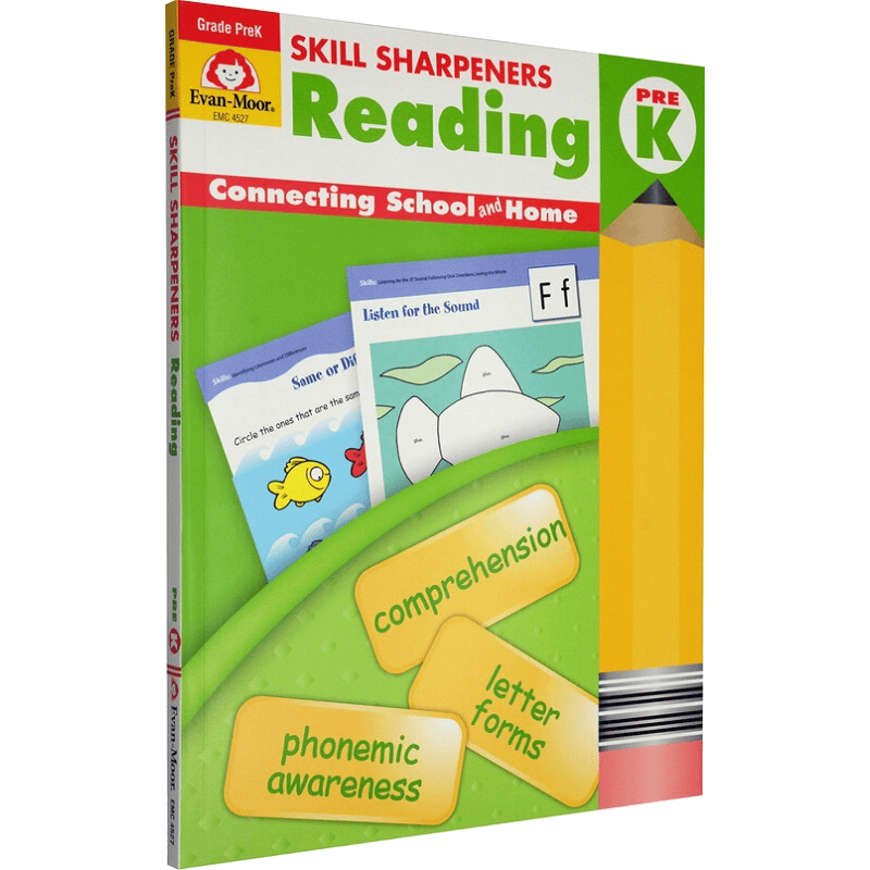 加州学前阅读技巧 Skill Sharpeners Reading Grade PreK 英文原版
