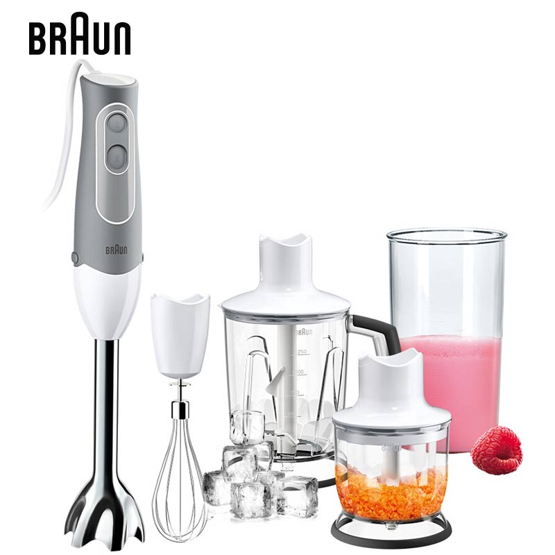 博朗（Braun）料理机 原装进口 家用多功能手持式 打蛋婴儿辅食搅拌机榨汁机料理棒 MQ545