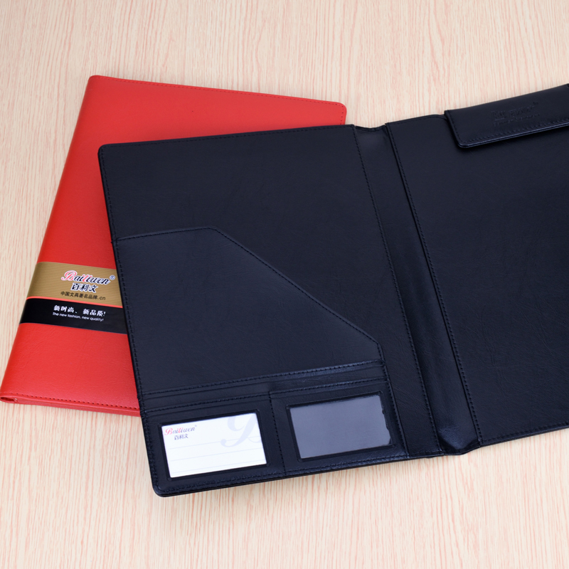 a4签约夹皮革文件夹板磁性写字垫板酒店会议签约夹仿皮经理签字板夹