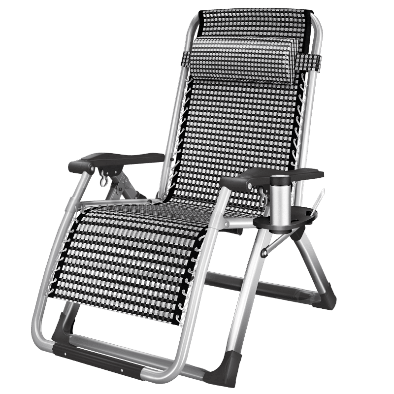 午憩宝 躺椅折叠椅凉椅简易折叠床单人床行军床办公室午休午睡床医院陪护床 大铝齿8X8躺椅