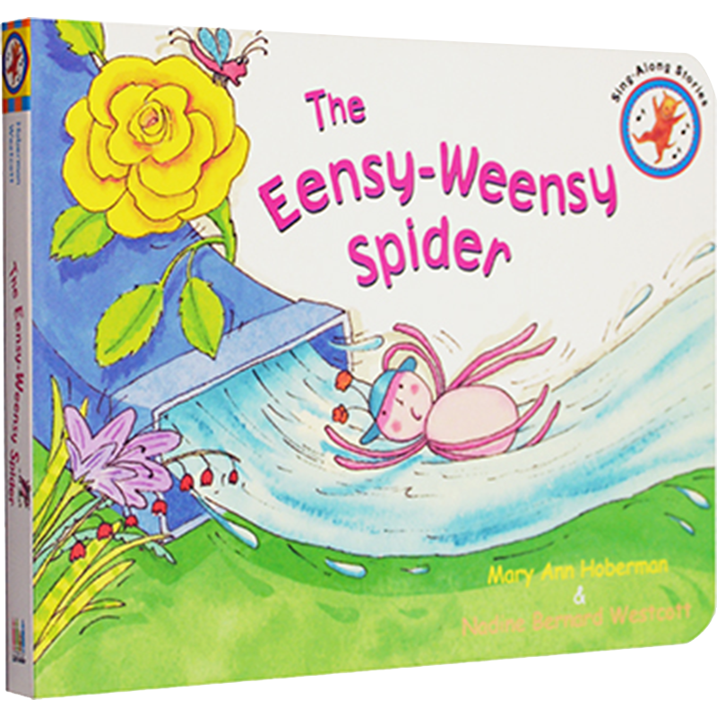 英文原版 the eensy weensy spider 纸板书