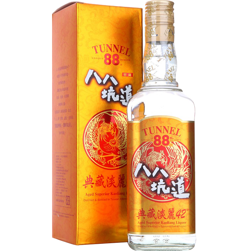 八八坑道 典藏淡丽 清香型白酒42度600ml*6瓶整箱装88坑道高粱酒